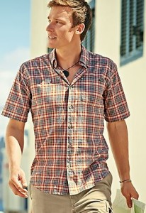 tall plaid shirt