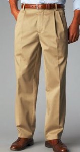 dockers pleated thin and tall khaki pants
