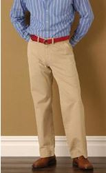 tall and thin custom made khaki pants