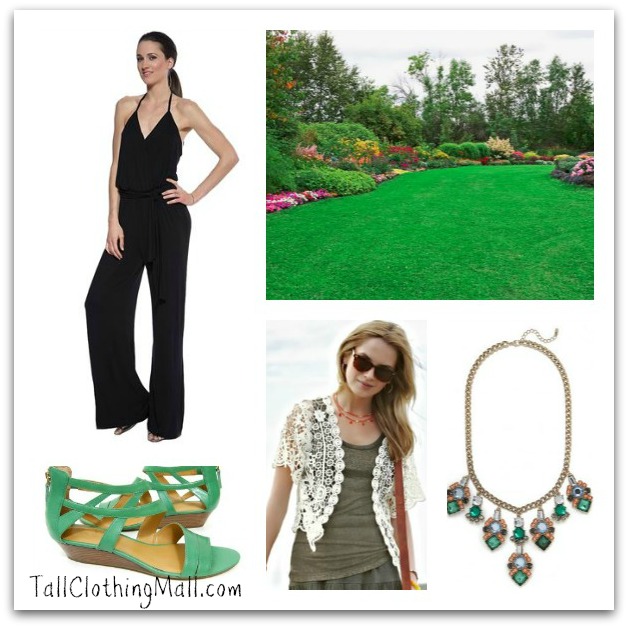 garden party tall jumpsuit daytime