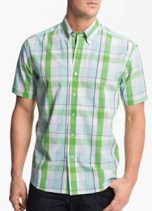 cutter buck tall plaid shirt