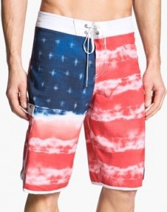 flag board shorts