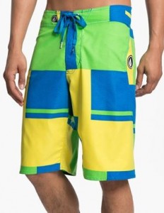 colorblock board shorts men's