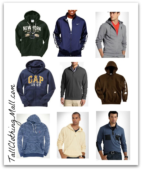 men's tall sweatshirts