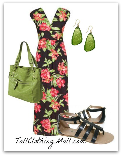 floral tall maxi dress