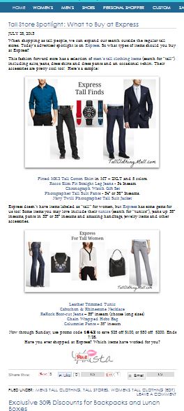 tall clothing mall blog
