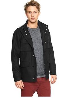 wool fatigue mens tall jacket