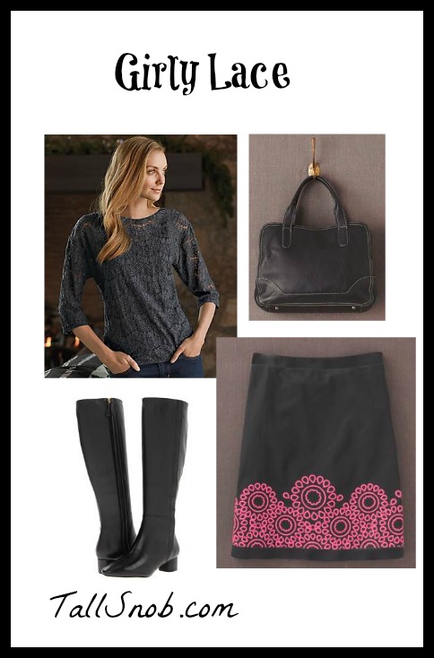 girly lace tall clothing