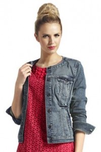 tailored denim jacket