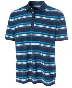 striped tall polo shirt