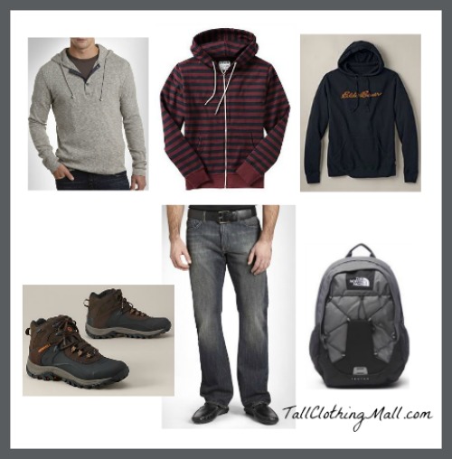 mens tall hoodies