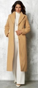long tall wool coat