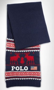 polo ralph lauren reindeer scarf