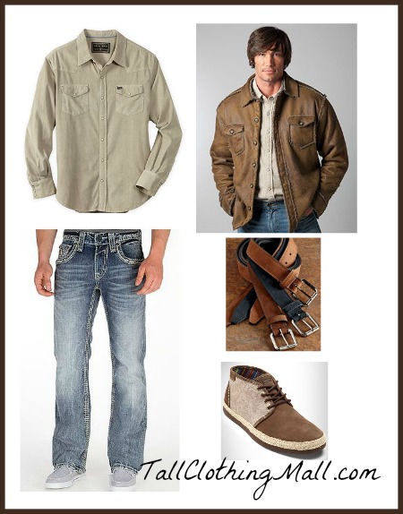 big and tall outfit rugged cool