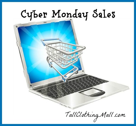 cyber monday sales for tall people