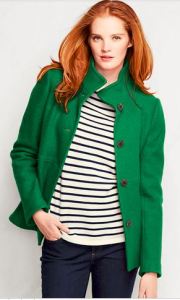 tall boiled wool jacket