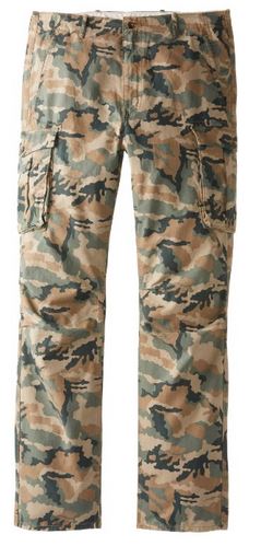 camo cargos 38" inseam