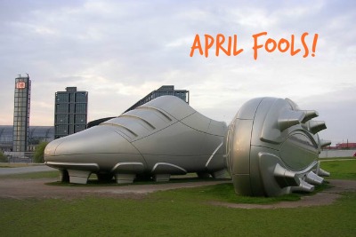 big shoes april fools