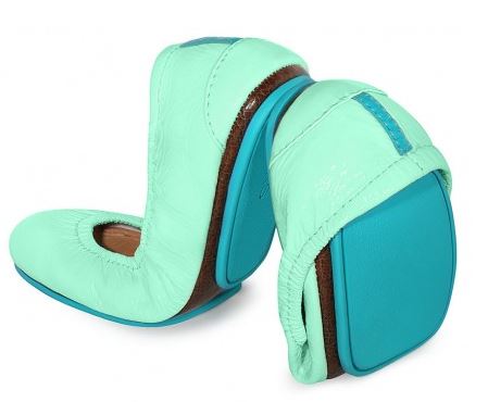 mint green flats