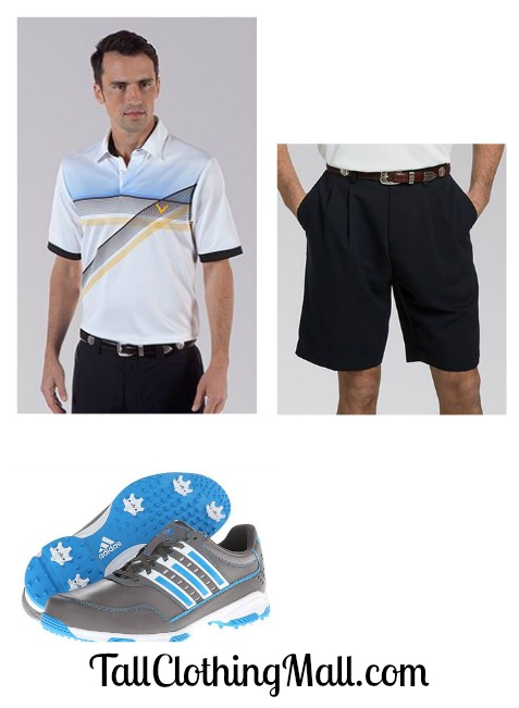 men's tall golf outfit