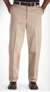 men's 40" inseam pants wrinkle-resistant