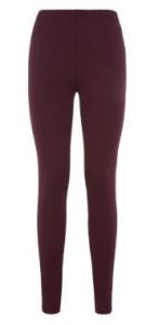 burgundy tall leggings