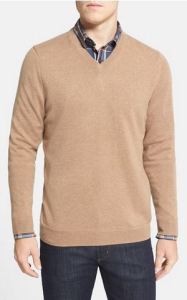 v-neck big and tall cashmere sweater