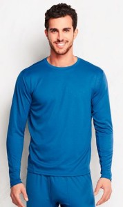 mens crewneck tall base layer top