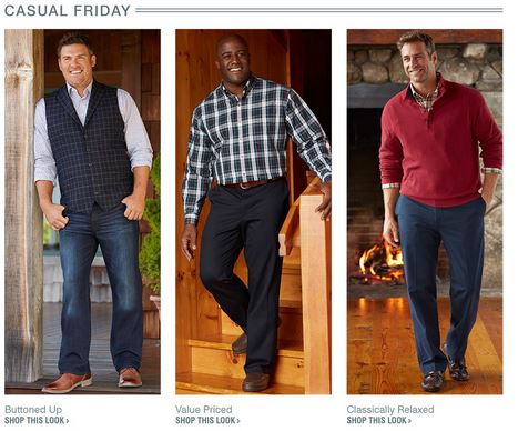 casual friday big and tall outfits