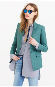 tall linen blazer