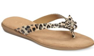 leopard flip flops