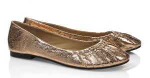 barefoot tess metallic flats