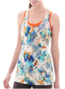 printed tall tank top