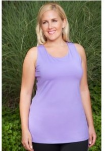 plus size long tank top