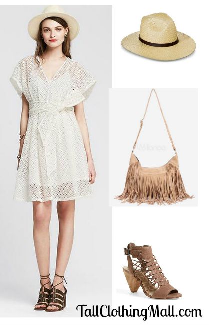 tall eyelet dress