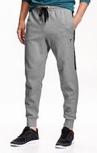 tall joggers in athletic fabrics
