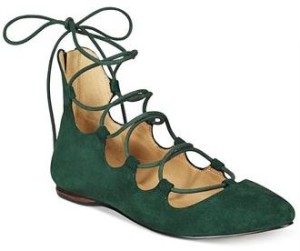 nine west lace up flats