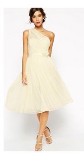 one shoulder tall dress