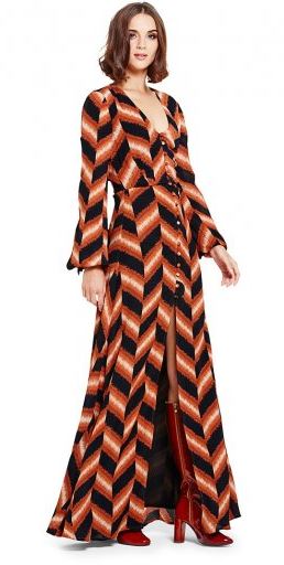 chevron tall maxi dress