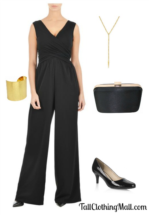 black jumpsuit tall