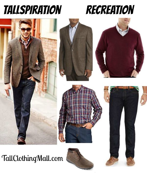 big and tall tweed blazer and outfit