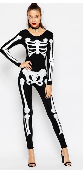 tall skeleton unitard