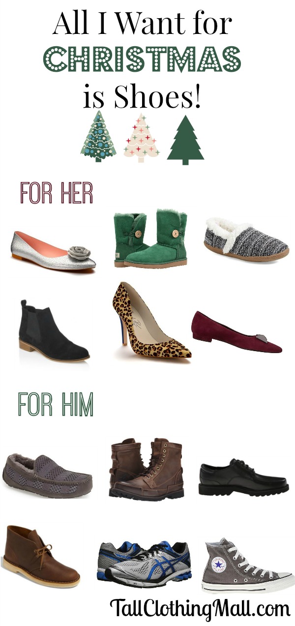 all i want for christmas is shoes