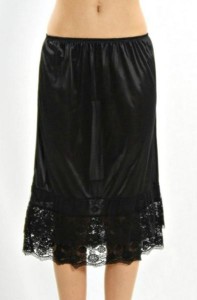 black skirt extender