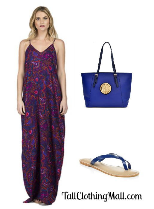 spring tall maxi dress