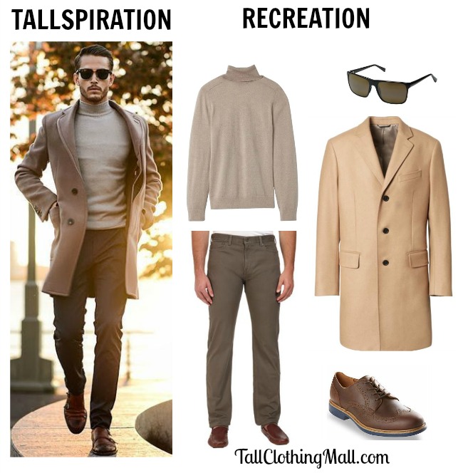 tallspiration - men's tall outfit in brown colors