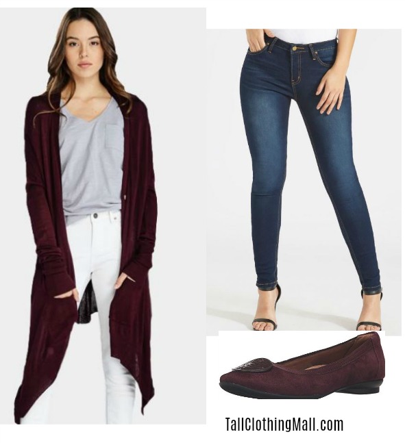 women's tall outfit for fall