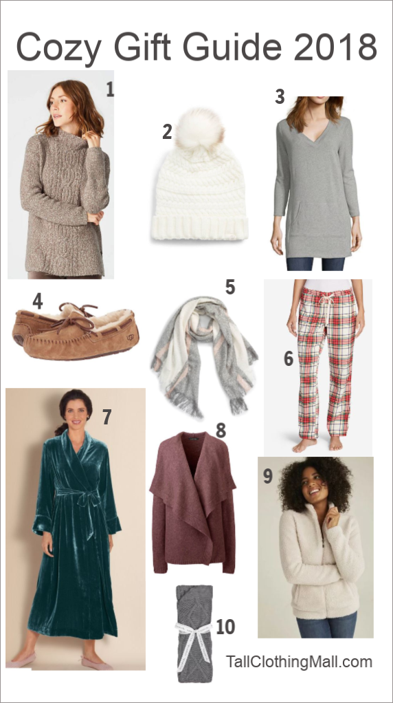 cozy tall gifts for women