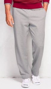 mens tall jersey knit sweat pants