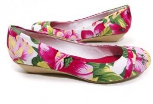 rocket dog floral wedge shoes